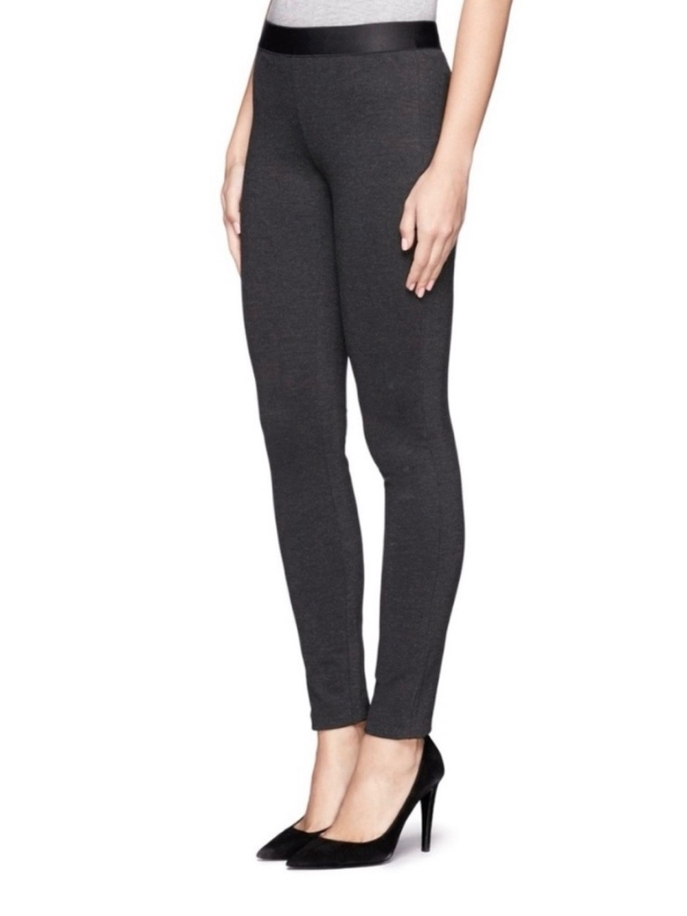 J. Crew Pixie Leggings Charcoal Gray Women’s Size 4 Tall